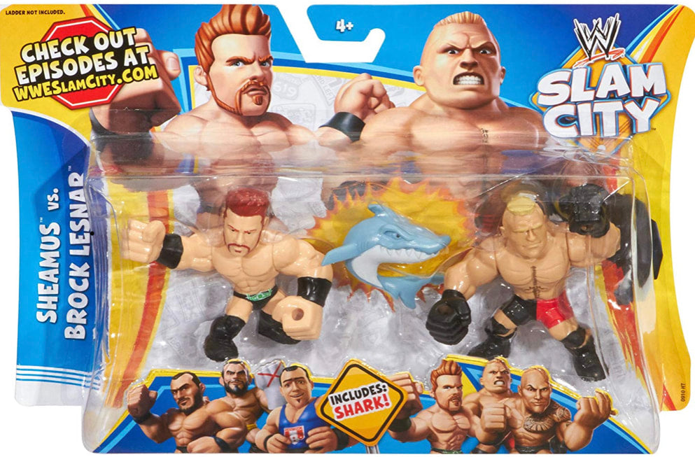 WWE Mattel Slam City Multipack: Sheamus vs. Brock Lesnar Action & Toy Figures PWcatalog