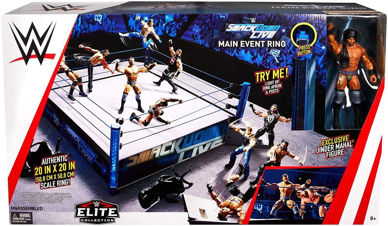 WWE Mattel Smackdown Main Event Ring Action & Toy Figures PWcatalog