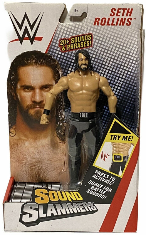 WWE Mattel Sound Slammers 3 Seth Rollins Action & Toy Figures PWcatalog