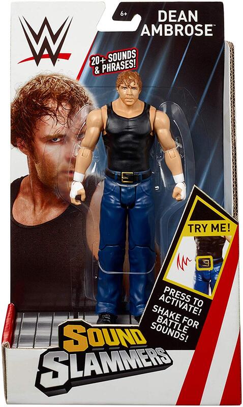 WWE Mattel Sound Slammers 1 Dean Ambrose Action & Toy Figures PWcatalog