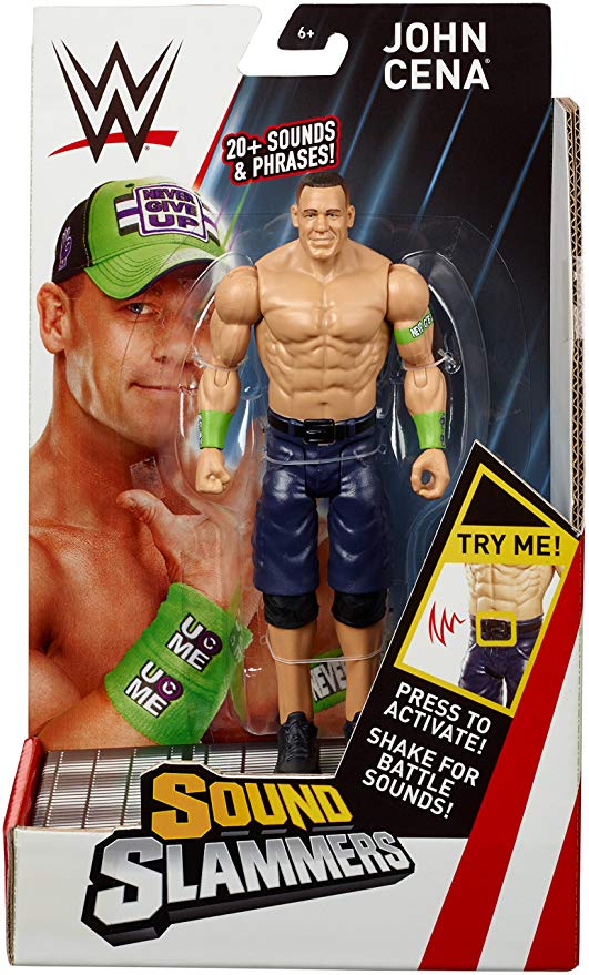 WWE Mattel Sound Slammers 1 John Cena Action & Toy Figures PWcatalog