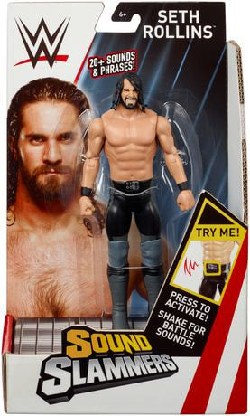WWE Mattel Sound Slammers 1 Seth Rollins Action & Toy Figures PWcatalog