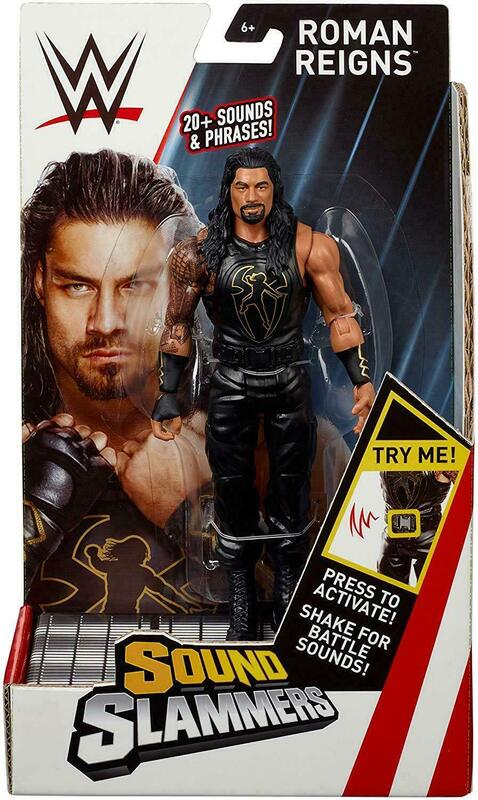WWE Mattel Sound Slammers 1 Roman Reigns Action & Toy Figures PWcatalog