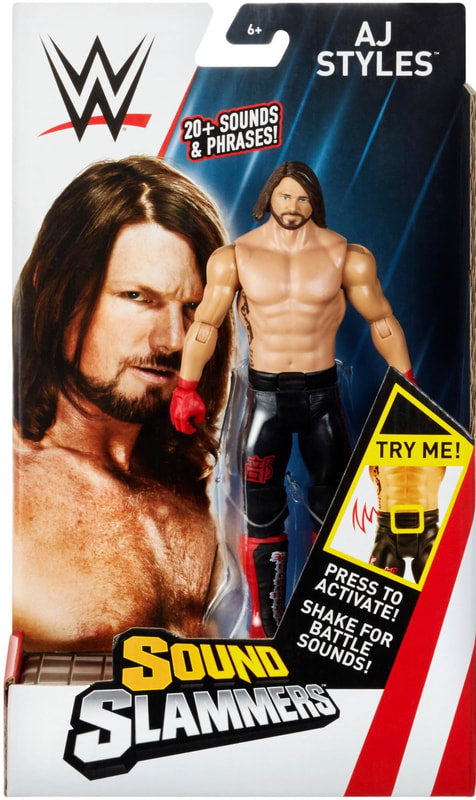 WWE Mattel Sound Slammers 2 AJ Styles Action & Toy Figures PWcatalog
