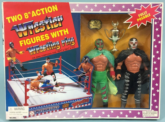 The Magnificent Wrestler Wrestling Rings & Playsets: Rey Mysterio Jr. vs. El Mexicano Action & Toy Figures PWcatalog