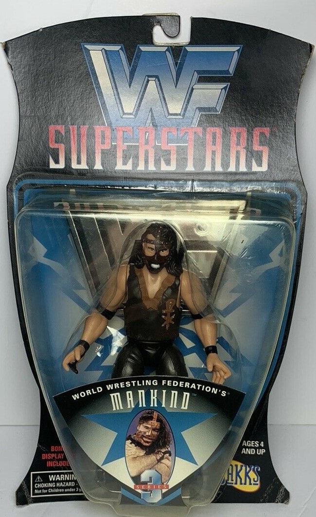 1997 WWF Jakks Pacific Superstars Series 3 Mankind Action & Toy Figures PWcatalog