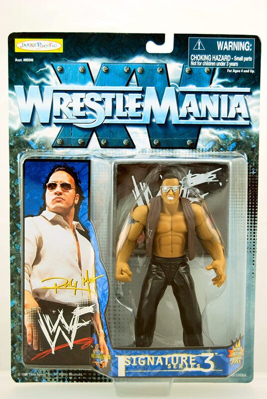1999 WWF Jakks Pacific Signature Series 3 The Rock Action & Toy Figures PWcatalog