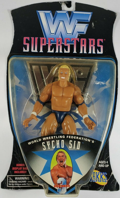 1997 WWF Jakks Pacific Superstars Series 3 Sycho Sid Action & Toy Figures PWcatalog