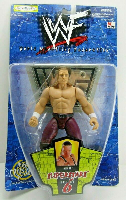 1998 WWF Jakks Pacific Superstars Series 6 HHH Action & Toy Figures PWcatalog