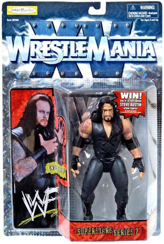 1999 WWF Jakks Pacific Superstars Series 7 Undertaker Action & Toy Figures PWcatalog