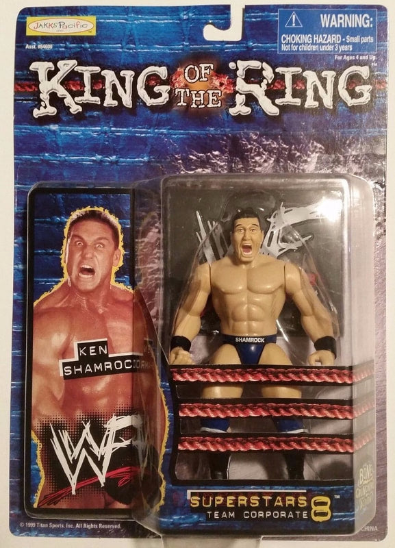 1999 WWF Jakks Pacific Superstars Series 8 "Team Corporate" Ken Shamrock Action & Toy Figures PWcatalog