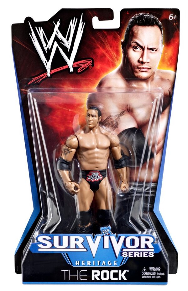 WWE Mattel Survivor Series Heritage 2 The Rock Action & Toy Figures PWcatalog