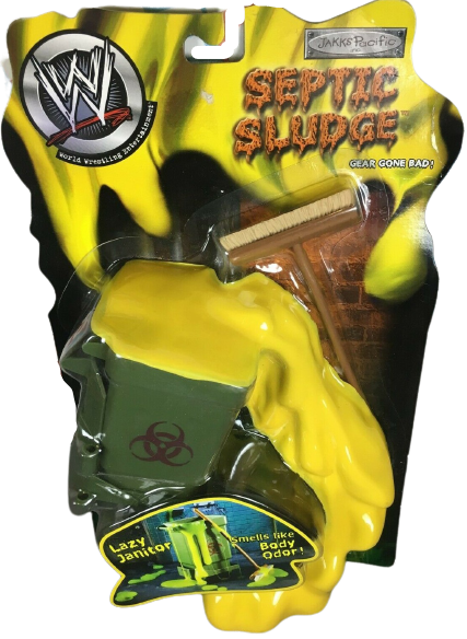 WWE Jakks Pacific Septic Sludge 1 Lazy Janitor Action & Toy Figures PWcatalog
