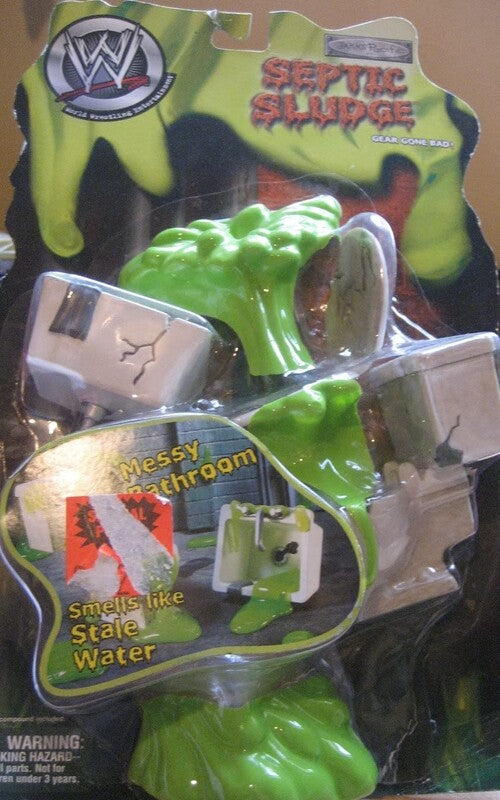 WWE Jakks Pacific Septic Sludge 1 Messy Bathroom Action & Toy Figures PWcatalog