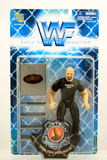 1998 WWF Jakks Pacific Shotgun Saturday Night Series 1 Stone Cold Steve Austin Action & Toy Figures PWcatalog