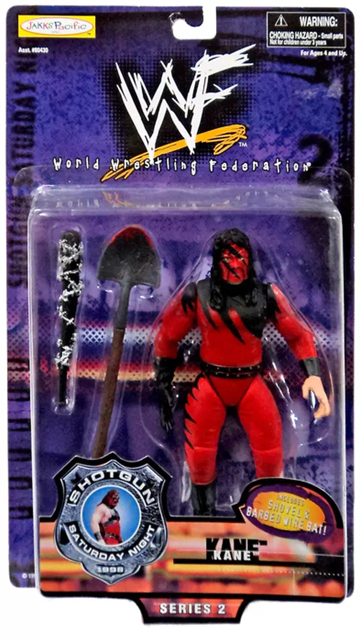 1999 WWF Jakks Pacific Shotgun Saturday Night Series 2 Kane Action & Toy Figures PWcatalog