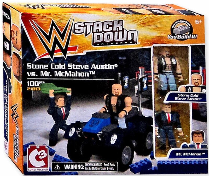 WWE Bridge Direct StackDown 3 Stone Cold Steve Austin vs. Mr. McMahon Action & Toy Figures PWcatalog