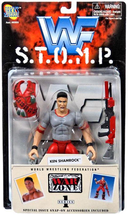 1998 WWF Jakks Pacific S.T.O.M.P. Series 1 Ken Shamrock