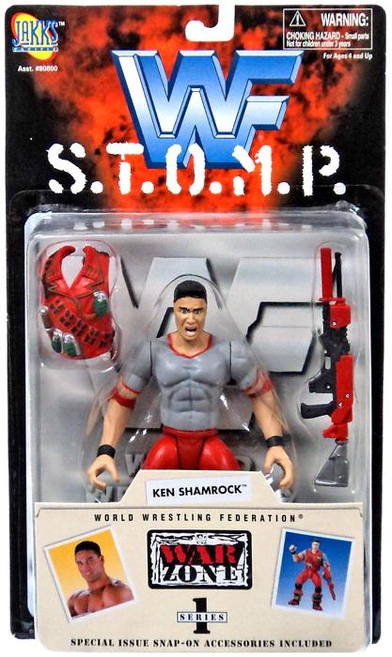 1998 WWF Jakks Pacific S.T.O.M.P. Series 1 Ken Shamrock Action & Toy Figures PWcatalog