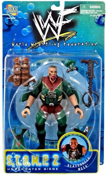 1998 WWF Jakks Pacific S.T.O.M.P. Series 2 Headbanger Mosh Action & Toy Figures PWcatalog