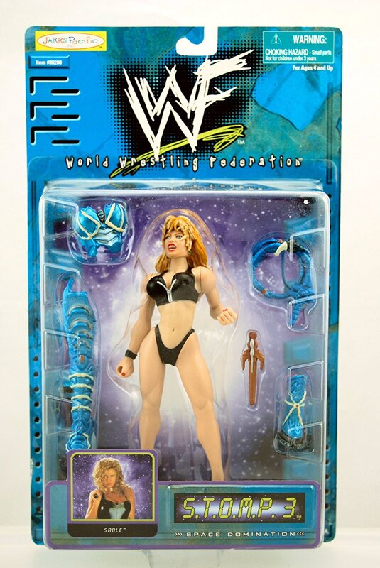 1998 WWF Jakks Pacific S.T.O.M.P. Series 3 Sable Action & Toy Figures PWcatalog