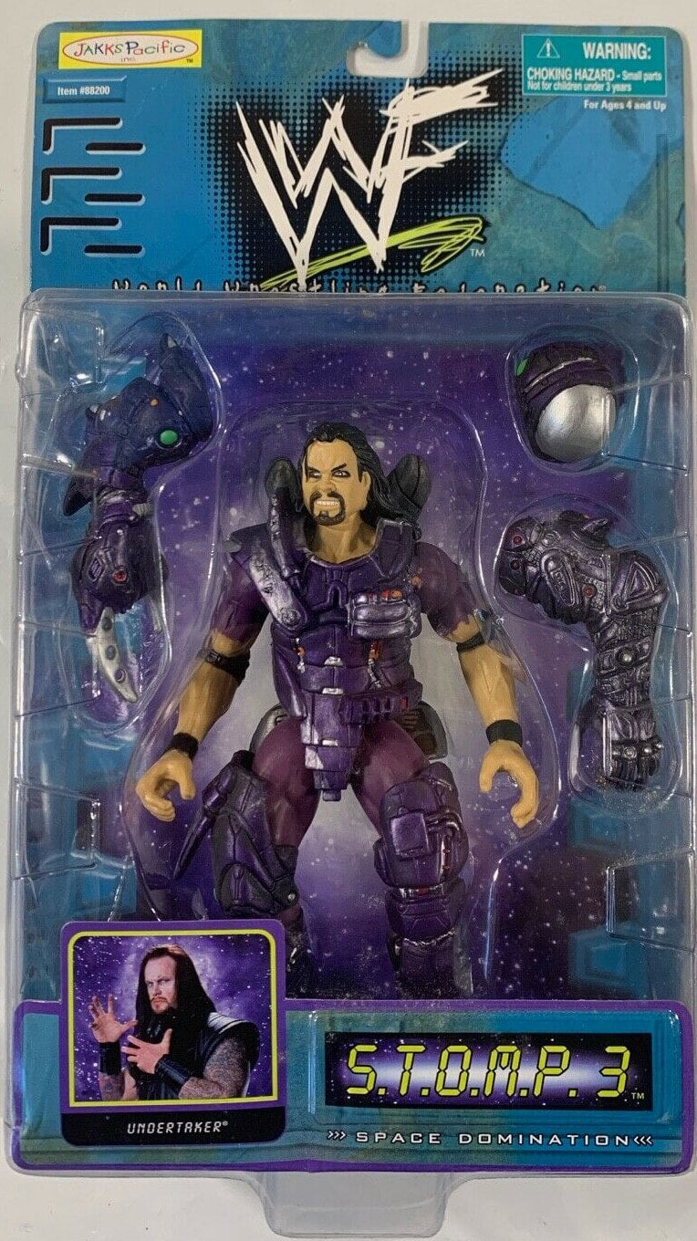 1998 WWF Jakks Pacific S.T.O.M.P. Series 3 Undertaker Action & Toy Figures PWcatalog
