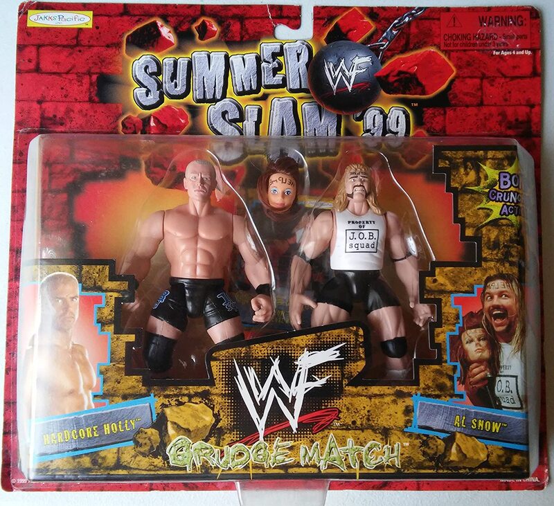 1999 WWF Jakks Pacific Grudge Match: Hardcore Holly vs. Al Snow Action & Toy Figures PWcatalog