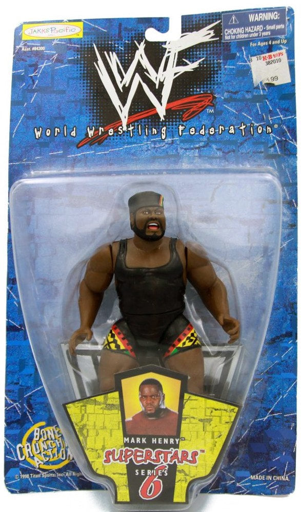 1998 WWF Jakks Pacific Superstars Series 6 Mark Henry Action & Toy Figures PWcatalog