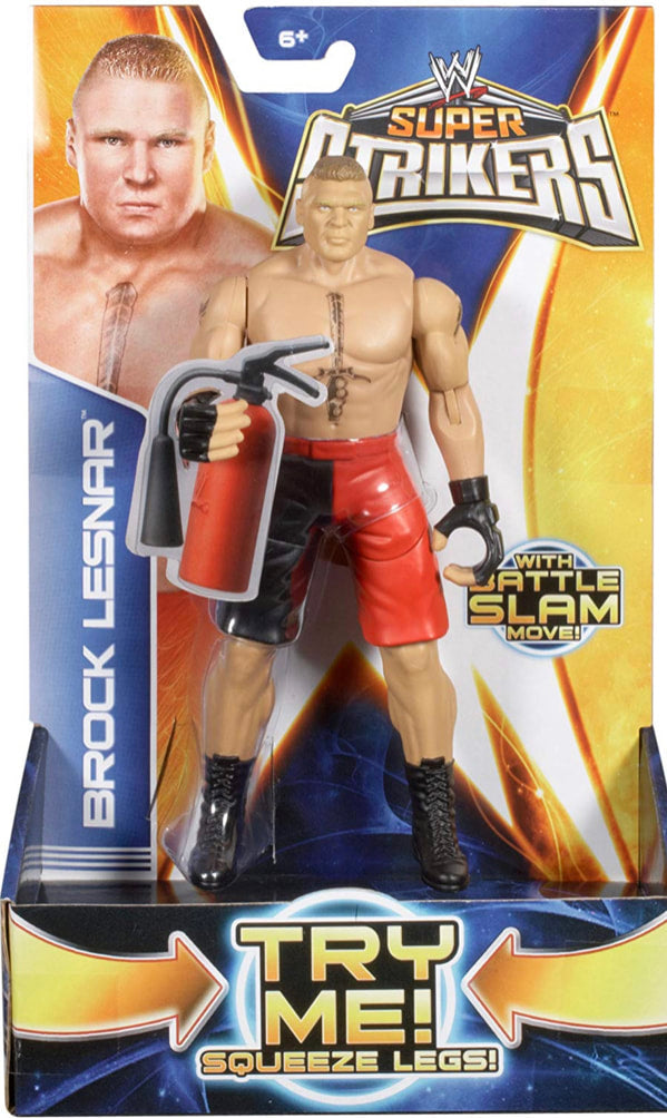 WWE Mattel Super Strikers 2 Brock Lesnar Action & Toy Figures PWcatalog