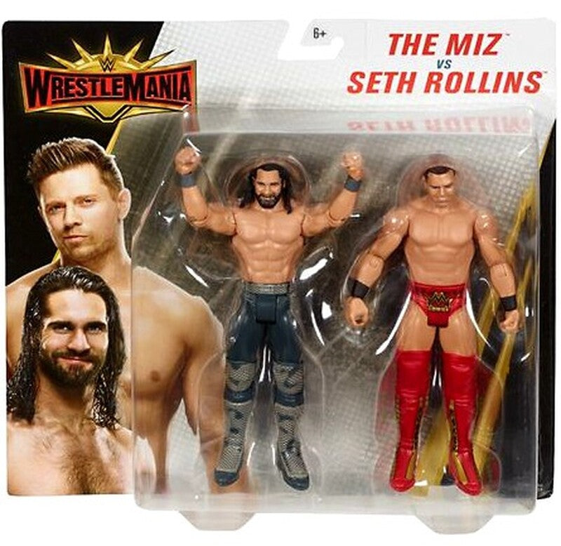WWE Mattel WrestleMania 35 The Miz vs. Seth Rollins Action & Toy Figures PWcatalog