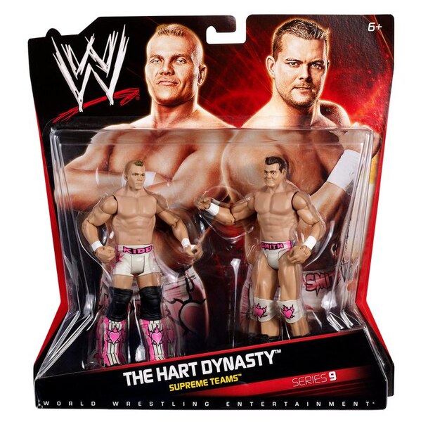 WWE Mattel Battle Packs 9 The Hart Dynasty Action & Toy Figures PWcatalog