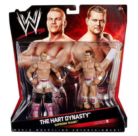 WWE Mattel Battle Packs 9 The Hart Dynasty Action & Toy Figures PWcatalog
