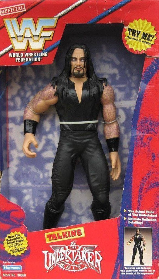 WWF Playmates Toys 14" Talking The Undertaker Action & Toy Figures PWcatalog