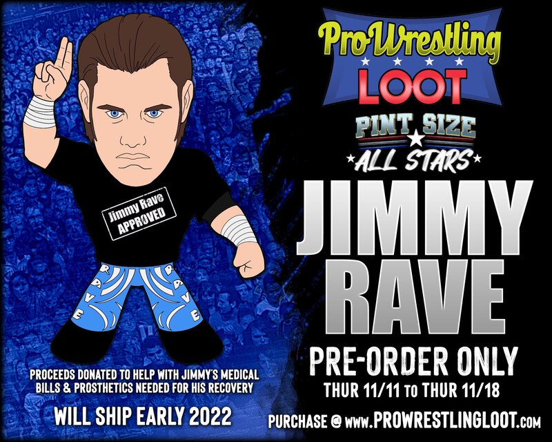 Pro Wrestling Loot Pint Size All Stars Limited Editions Jimmy Rave Action & Toy Figures PWcatalog