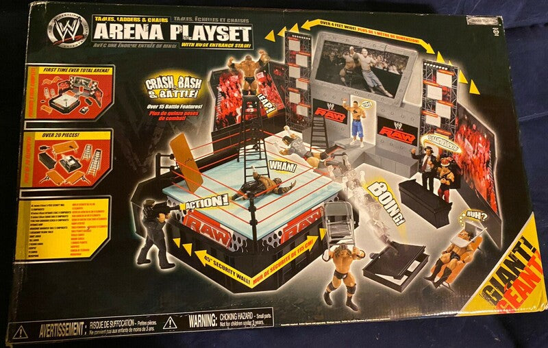 WWE Jakks Pacific Tables, Ladders & Chairs Arena Playset Action & Toy Figures PWcatalog