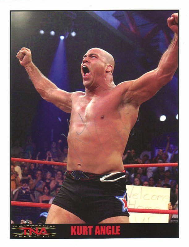 2006 TNA Kurt Angle (signed) PW Catalog