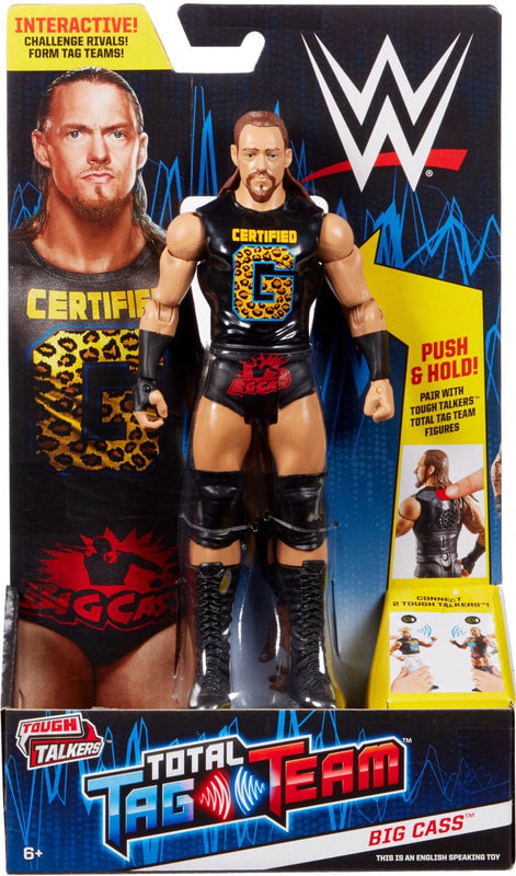 WWE Mattel Tough Talkers: Total Tag Team 1 Big Cass Action & Toy Figures PWcatalog