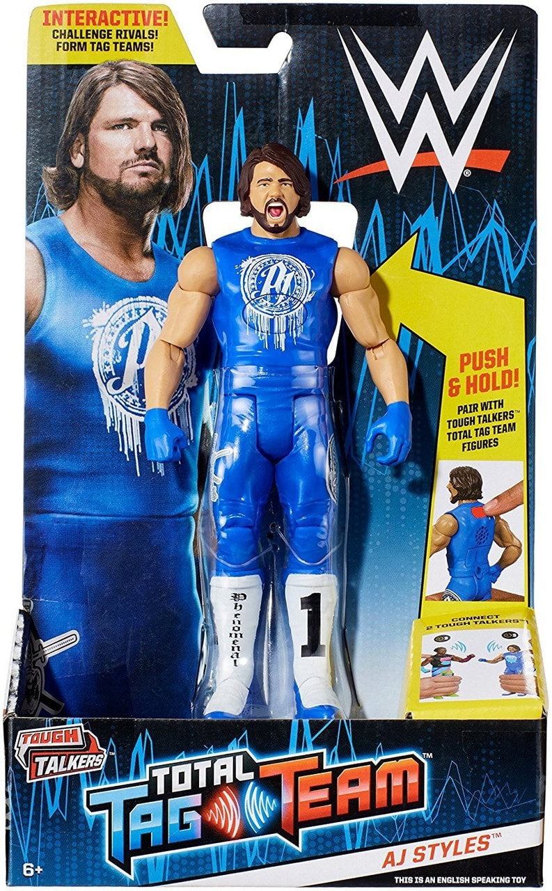 WWE Mattel Tough Talkers: Total Tag Team 1 AJ Styles Action & Toy Figures PWcatalog