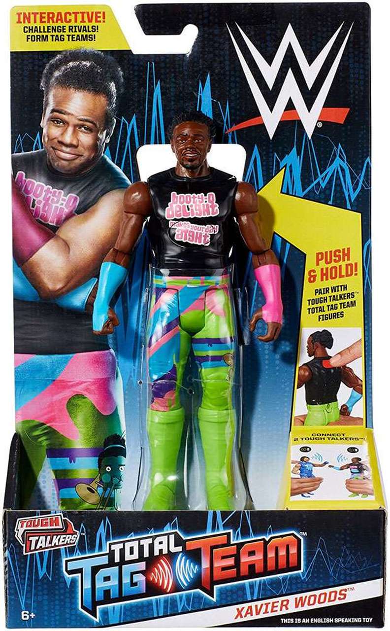 WWE Mattel Tough Talkers: Total Tag Team 1 Xavier Woods Action & Toy Figures PWcatalog