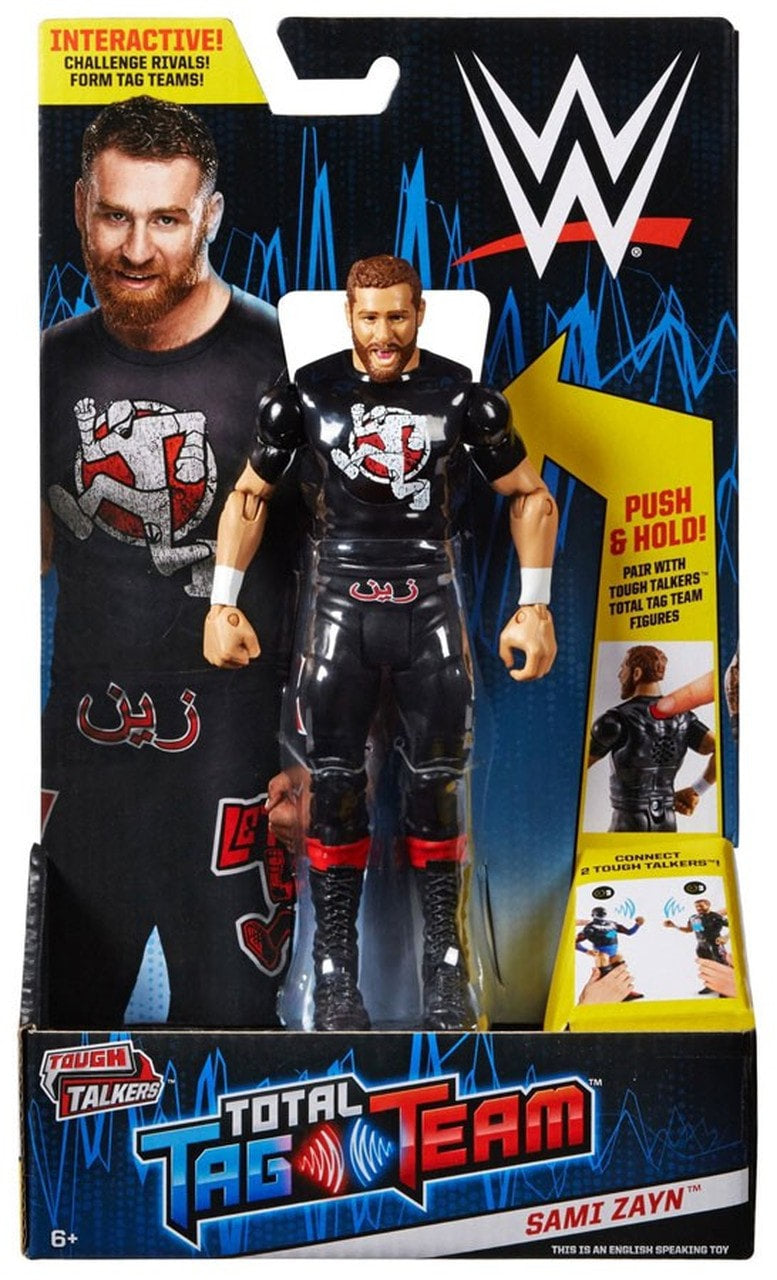 WWE Mattel Tough Talkers: Total Tag Team 1 Sami Zayn Action & Toy Figures PWcatalog