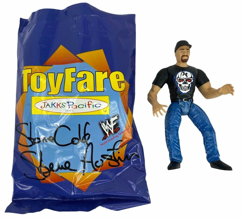 1999 WWF Jakks Pacific Stone Cold Steve Austin ToyFare Mailaway Action & Toy Figures PWcatalog