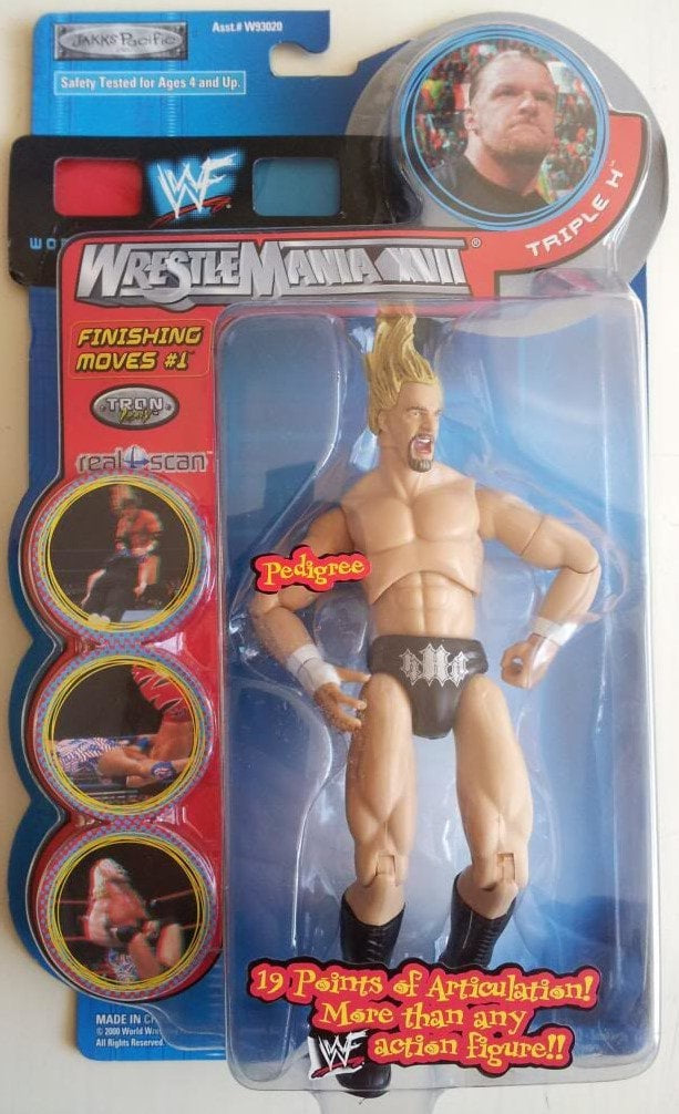 2001 WWF Jakks Pacific Finishing Moves Series 1 Triple H Action & Toy Figures PWcatalog