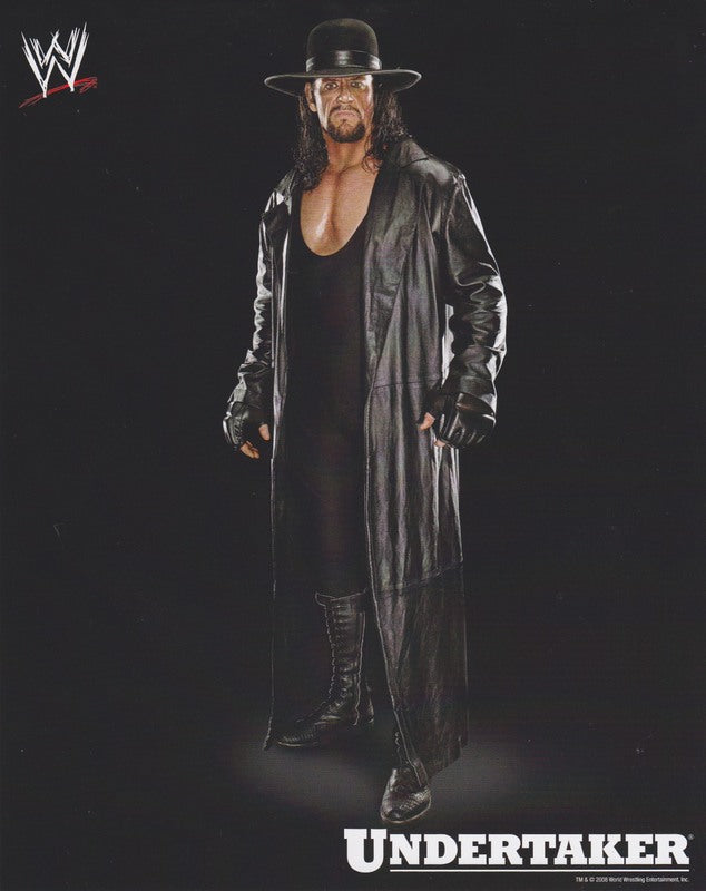 2008 Undertaker WWE Promo Photo PW Catalog