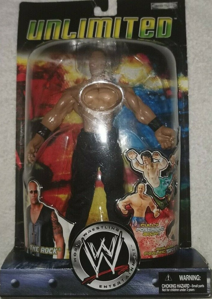 WWE Jakks Pacific Unlimited 4 The Rock Action & Toy Figures PWcatalog