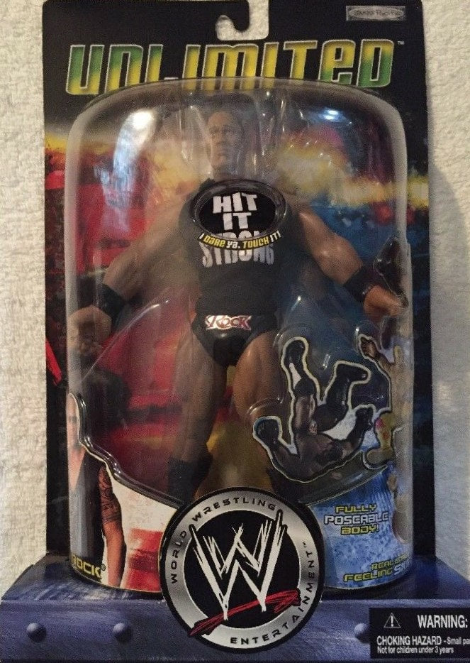 WWE Jakks Pacific Unlimited 3 The Rock Action & Toy Figures PWcatalog