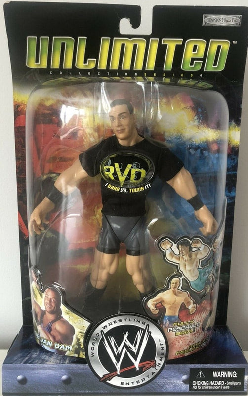WWE Jakks Pacific Unlimited 4 Rob Van Dam Action & Toy Figures PWcatalog