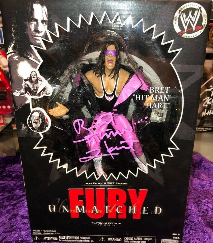 WWE Jakks Pacific Unmatched Fury 14 Bret "Hit Man" Hart Action & Toy Figures PWcatalog