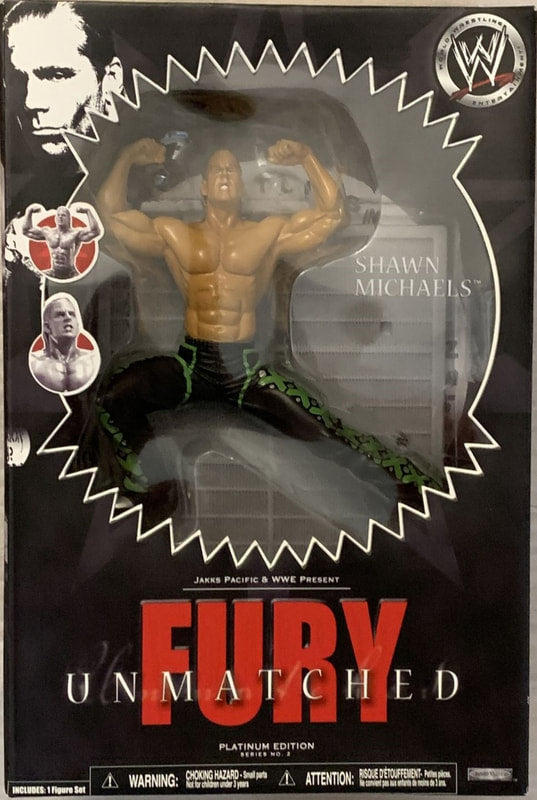 WWE Jakks Pacific Unmatched Fury 2 Shawn Michaels Action & Toy Figures PWcatalog