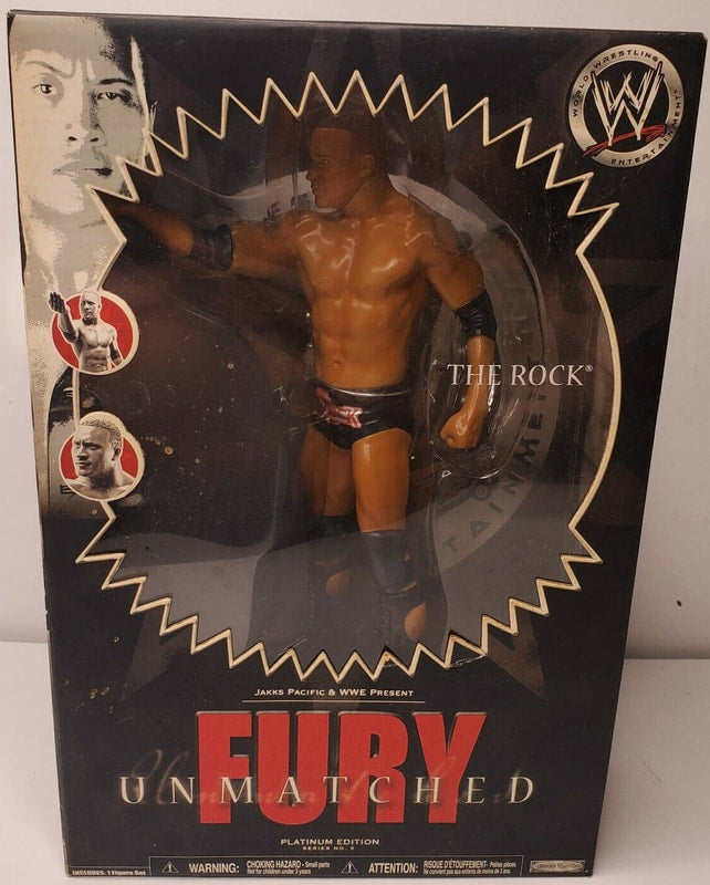 WWE Jakks Pacific Unmatched Fury 5 The Rock Action & Toy Figures PWcatalog