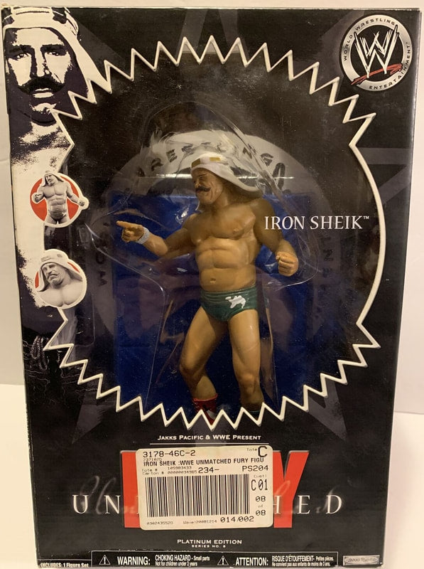 WWE Jakks Pacific Unmatched Fury 8 Iron Sheik Action & Toy Figures PWcatalog